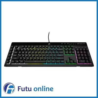 Corsair K55 PRO LITE RGB LED Black Rubber Dome Keyboard • $90