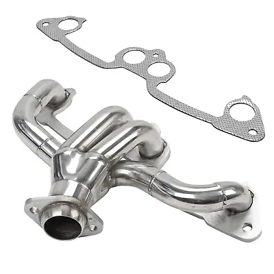 FOR 1991-2002 Jeep Wrangler 2.5L L4 Stainless Steel Manifold Header W/ Gasket • $70.68