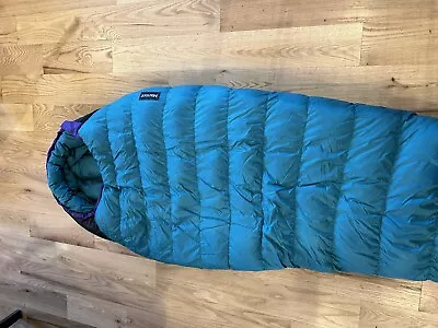 Marmot Arete Regular Goose Down Sleeping Bag Lightweight Backpacking Very Nice! • $124.95