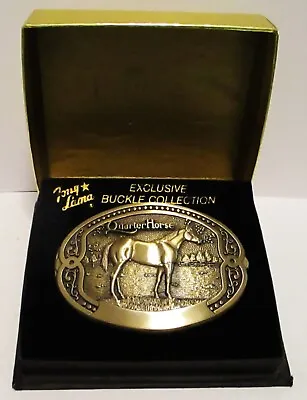 Tony Lama Collection QUARTER HORSE Breeder Series Belt Buckle First Edition • $116.99