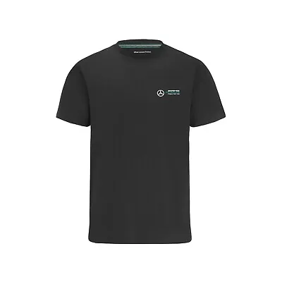 £20 • Buy Mercedes AMG Petronas, F1, Small Logo T Shirt, Mens, Black, Official Merchandise