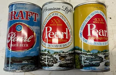 Vintage Steel Pearl Beer Cans • $9.50