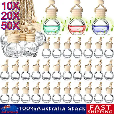 10-50X Car Hanging Diffuser Air Freshener Perfume Empty Bottle DIY Container AU • $15.95