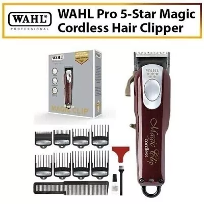 Wahl 5-Star Series Cordless Magic Clip Professional Hair Clipper Shaver (#8148) • $99.88