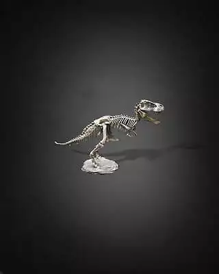 (Presale) 3oz T-Rex Skeleton Hand-Poured Silver Art Statue 999 Bar • $252