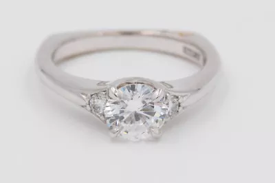 New Ladies A. Jaffe 18K Diamond Engagement Ring Style: MES346/14 • $1095