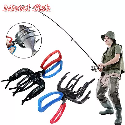 Big Fishing Gripper Fish Holder Grip Clamp Grabber Plier Tongs Fishing Pliers • $16.99