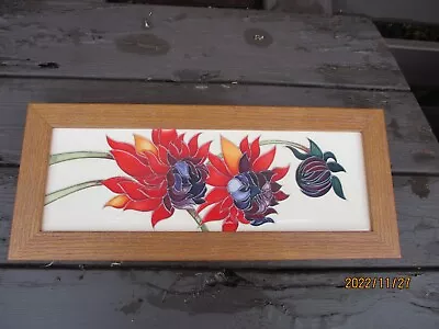 £150 • Buy Moorcroft Pottery   Ruby Red Pattern Wall Plaque