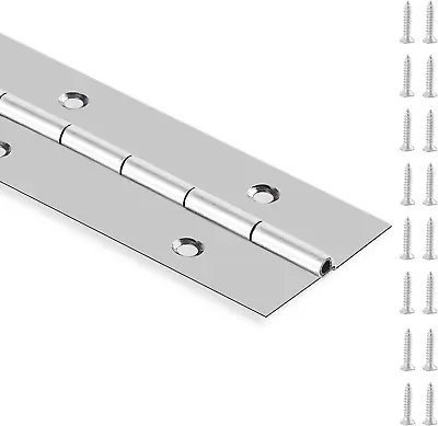 Piano Hinge 36 Inch Heavy Duty Stainless Steel Piano Hinge Continuous Hinge For  • $57.74