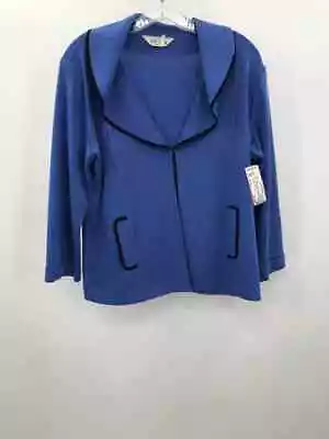 Pre-Owned Misook Blue Size Medium Open Jacket • $31.19