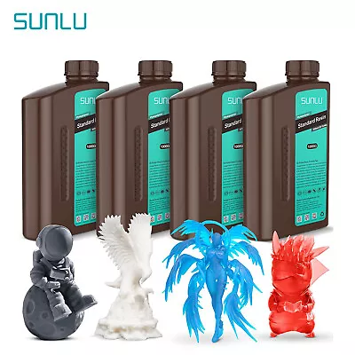 【Add 4 Pay3】SUNLU 1KG 3D Printer Resin LCD Standard/ABS-Like/Nylon-Like/Washable • $31.99