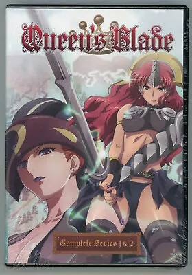 DVD Anime Queen's Blade Complete Series 1 & 2 SEALED Box Set RARE 2009 ELDX • $0.99