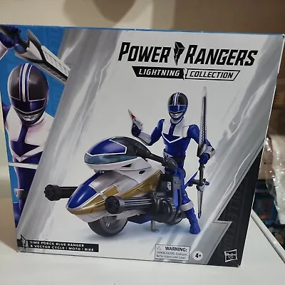 Power Rangers Lightning Collection Time Force Blue Ranger & Vector Cycle New • $65