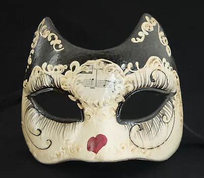 Mask Cat Heart From Venice Black For Child Carnival Fancy Dress 673 V51 • $88.58