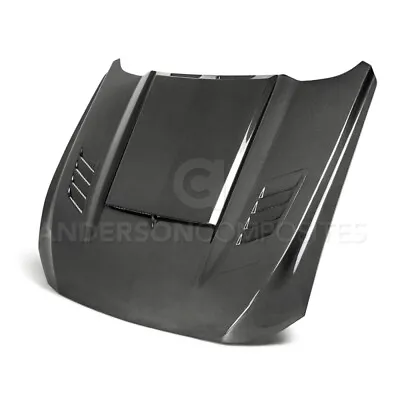 Anderson Composites Air Double Sided Carbon Hood FOR 2018-2019 Ford Mustang Ram • $2342.67