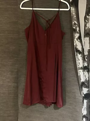 Express Size XL Red Dress Maroon Burgundy • $7