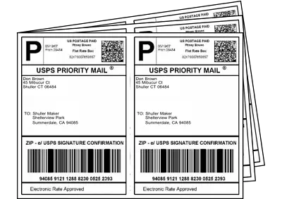 BEST Premium Mailing Shipping Labels 8.5x5.5 USA Half Sheet Self Adhesive • $12.75