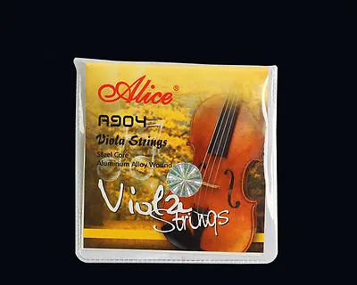 Viola Strings Type A904 Steel Core Aluminium Wound Size 4/4 Very Good Quality  • £9.90