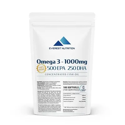 Omega-3 500 EPA 250 DHA Ultra Concentrated Softgels • $111.09