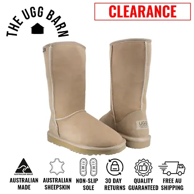 CLEARANCE | UGG Boots Tall Classic | Australian Made A-Grade Sheepskin Men Women • $83