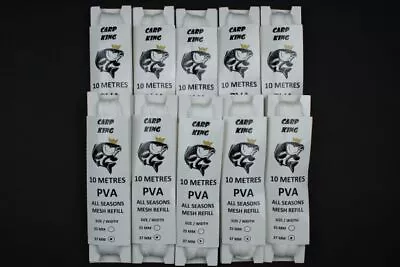 PVA MESH FAST MELT 25/37mm  REFILL  10M LONG - CARP KING-BEST VALUE (3000+ SOLD) • £4.20