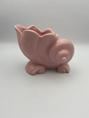 McCoy Pink Conch Shell Planter • $15.99