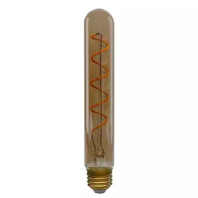 Satco S9971 4W =25W T9 Spiral Filament LED Amber Bulb Vintage Nostalgic 120V E26 • $13.95