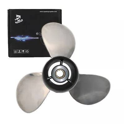 Boat Propeller 9.9x13 For Mercury Tohatsu 25-30HP Stainless Steel 10 Spline • $199.99