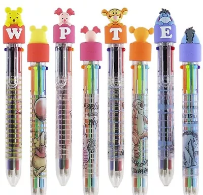 Disney Winnie The Pooh Minnie Mouse Ink Pen 6 Colors Multi 3D Doll Unique Piglet • $13.99