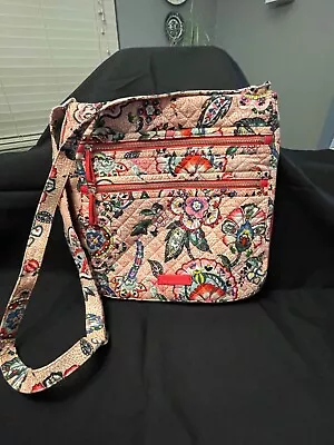 Vera Bradley Hipster Messenger Style Bag Stitched Flowers • $15