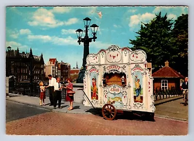 Vintage The Barrel Organ~amsterdam  Postcard Jo • $1.99