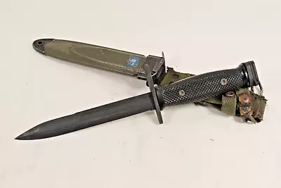 Military U.S. M7 Bayonet W/ U.S. M8A1 Sheath Fighting Knife • $100