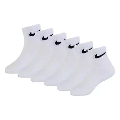 Nike 3 Pair Pack Trainer Socks Liner Socks Ankle Socks Child Sizes 7 - 2 Uk • £14.50