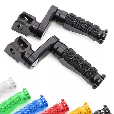 Black R-FIGHT Front Foot Pegs 40mm Lower For Suzuki Boulevard M109R 06-20 19 18 • $64.49