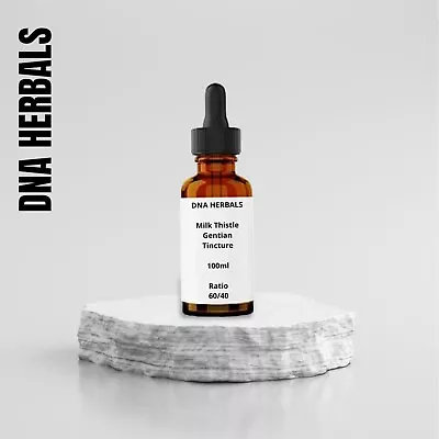 DNA HERBALS - Gentian & Milk Thistle Tincture - 100ml • £16.81