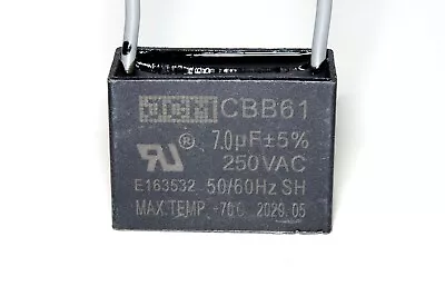 $8.95 • Buy 7UF 250V AC 7 UF 250VAC MOTOR ELECTRIC CEILING FAN CAPACITOR CAP 7MFD MFD 7.0uf