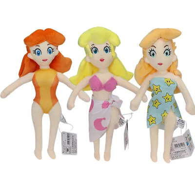 11  Super Mario Bros Plush Toys Swimsuit Princess Peach Stuffed Doll Kid Gift US • $12.89