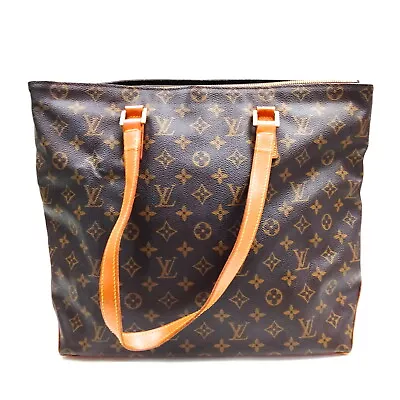 Louis Vuitton LV Shoulder Bag  Cabas Mezzo Brown Monogram 2650549 • $1.75