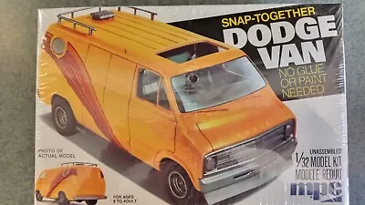 Vintage 1976 MPC 1/32 Snap-Together Dodge Van Model Kit #1-3202 Sealed In Box • $24.99