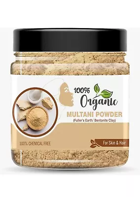 Organic 100% Pure Multani Mitti Powder (Fuller's Earth) Skin Face Clays (350g) • $20.99