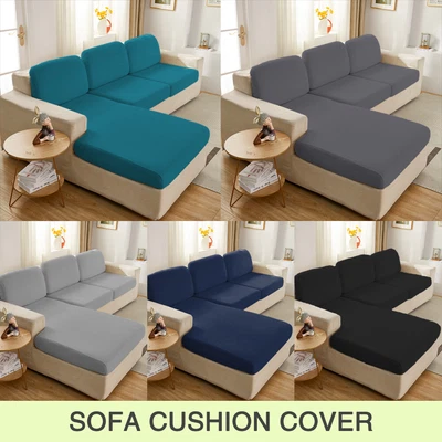 Sofa Cushion Cover 1 2 3 4 Seater Stretch Lounge Slipcover Protector Couch Cover • $8.99
