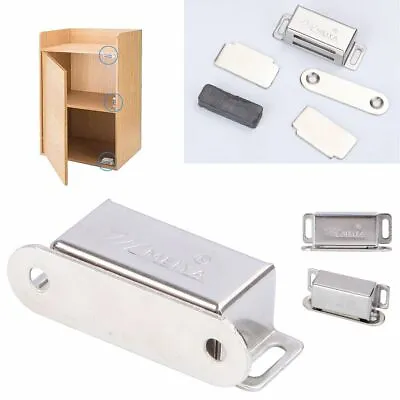 10 Packs Hardware Heavy Duty High Magnetic Cabinet Door Catch Latch Silver Hot • $11.31