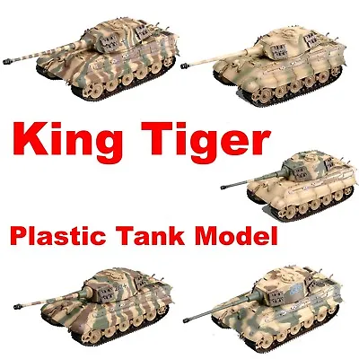 $18.59 • Buy Easy Model German KingTiger Plastic Tank Model Tiger II All Of Easy Model