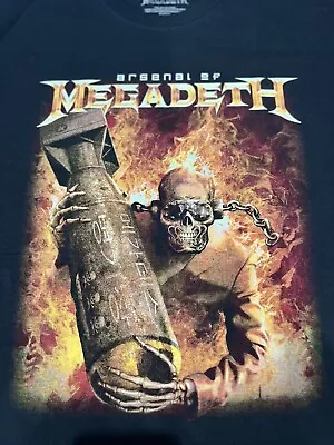 Megadeth - Arsenal Of Megadeth T-Shirt.   New  Size M - XL Long Sleeve • $25