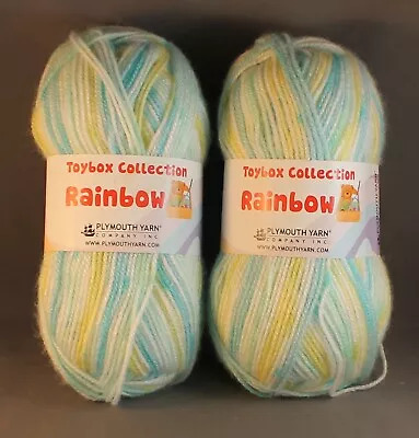 Toy Box Collection Rainbow - Two Skeins - Plymouth Yarn - Color 036 • $5