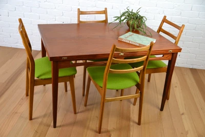 $1450 • Buy Mid Century Scandinavian / Danish Dining Chairs By Carl Sesse Germany