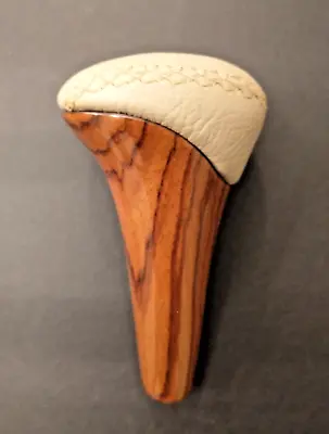 Mercedes Benz W124 Zebrano Wood Cream Color Leather Shift Knob + Gear Lever • $47.98