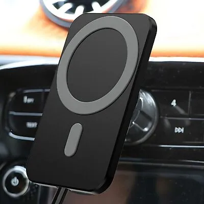 15W Magnetic Wireless Charger Car Mount Holder 360° For Android IOS Moblie Phone • $20.90