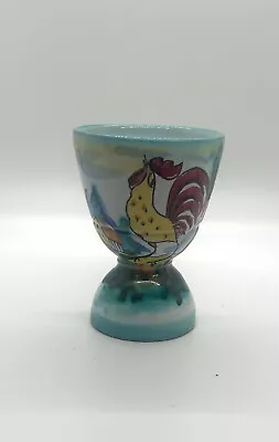 Vintage Italy Hand Painted Ceramic Rooster Egg Cup Artist Signed TC 1/52 • $7.50