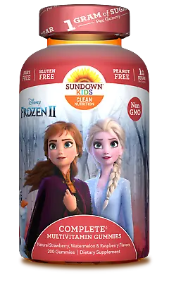 Sundown Kids Multivitamin Gummies W/ Vitamin C D A & E Frozen 2 200 Count..+ • $33.99